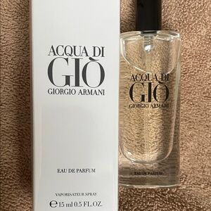 Giorgio Armani Acqua di Giò Eau de Parfum 15ml - Clear and Black
